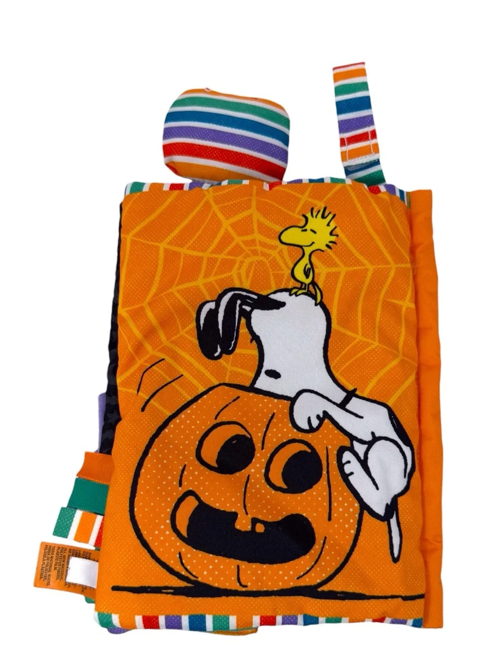 Peanuts Halloween soft cloth crinkle sound baby/childs book snoopy/Charlie brown